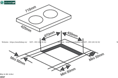 Bếp từ đôi Arber AB367 (Công suất max 3600W)