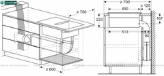 Bếp từ kết hợp hút mùi Bosch HMH PXX875D67E - Serie 8 (Made in Spain)