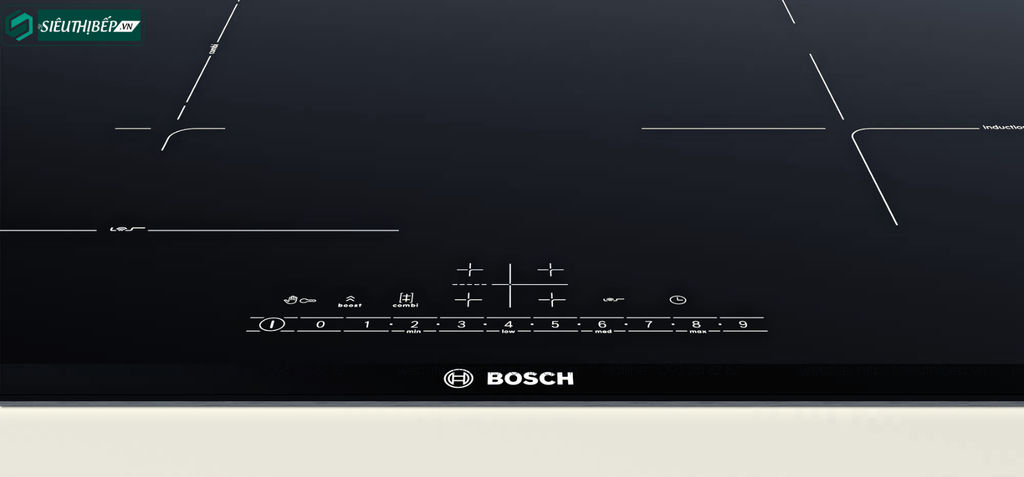 Bếp từ Bosch HMH PVS775FC5E - Serie 6 (4 vùng nấu - Made in Spain)