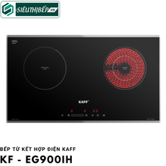 Bếp từ kết hợp điện Kaff KF - EG900IH Inverter tiết kiệm điện