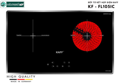 Bếp từ kết hợp điện Kaff KF - FL105IC Inverter tiết kiệm điện