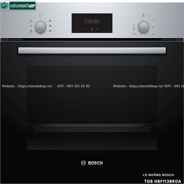 Lò nướng Bosch TGB HBF113BR0A - Serie 2 (66 Lít - Made in Turkey)