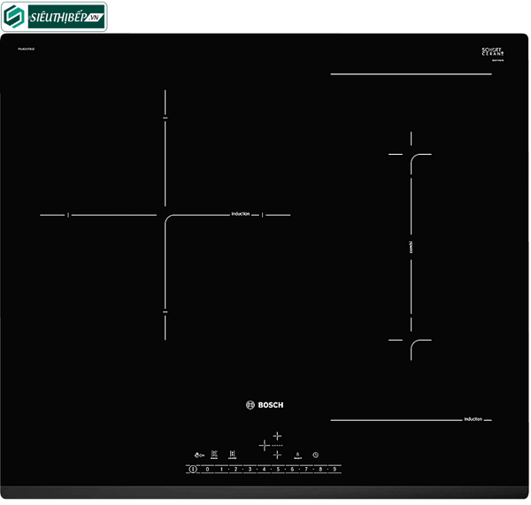 Bếp từ Bosch HMH PVJ631FB1E - Serie 6 (3 vùng nấu - Made in Spain)