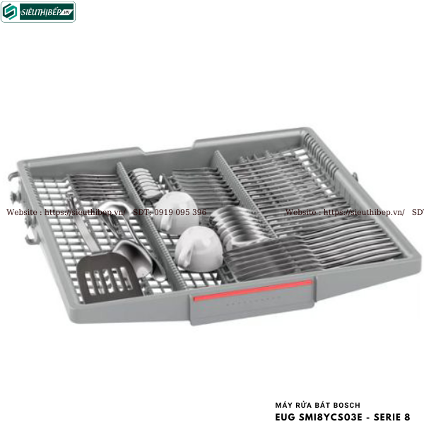 Máy rửa bát Bosch EUG SMI8YCS03E - Serie 8 (Âm bán phần - Made in Germany)