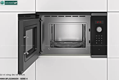 Lò vi sóng Bosch HMH BFL523MS0H - Serie 4 (20 Lít - Âm tủ)