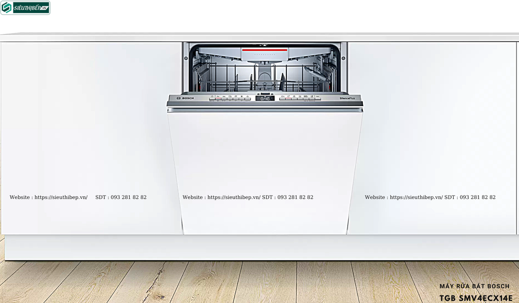 Máy rửa bát Bosch TGB SMV4ECX14E - Serie4 (Âm toàn phần - Made in Germany)