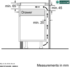 Bếp từ Bosch Home Connect HMH PXY601JW1E - Series 8 (Bếp đa điểm - Home Connect)