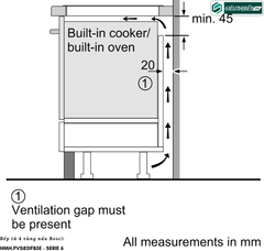 Bếp từ Bosch HMH PVS831FB5E - Serie 6 (4 vùng nấu - Made in Spain)