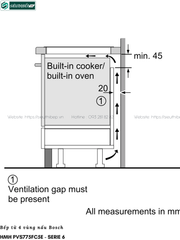 Bếp từ Bosch HMH PVS775FC5E - Serie 6 (4 vùng nấu - Made in Spain)