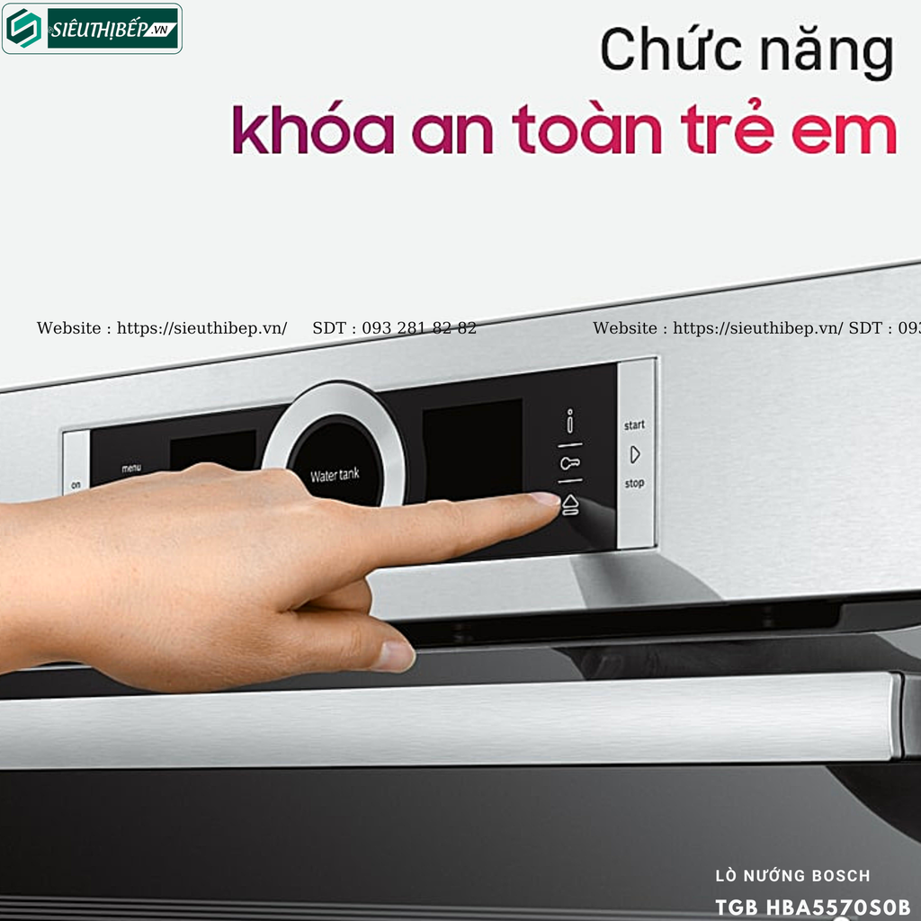 Lò nướng Bosch TGB HBA5570S0B - Serie 6 (71 Lít - Made in Germany)