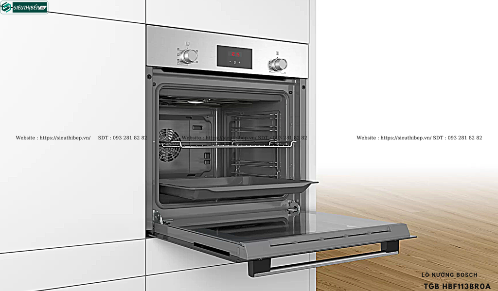 Lò nướng Bosch TGB HBF113BR0A - Serie 2 (66 Lít - Made in Turkey)