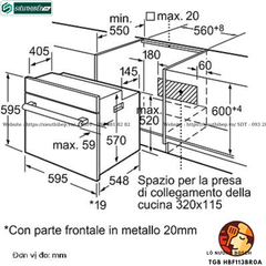 Lò nướng Bosch TGB HBF113BR0A - Serie 2 (66 Lít - Made in Turkey)