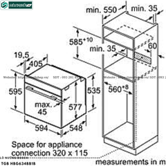 Lò nướng Bosch TGB HBG634BB1B - Serie 8 (71 Lít - Made in Germany)