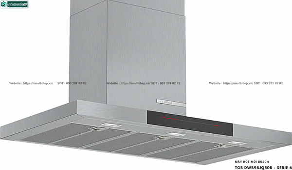 Máy hút mùi Bosch TGB DWB98JQ50B - Serie 6 (Áp tường, chữ T - Made in Germany)