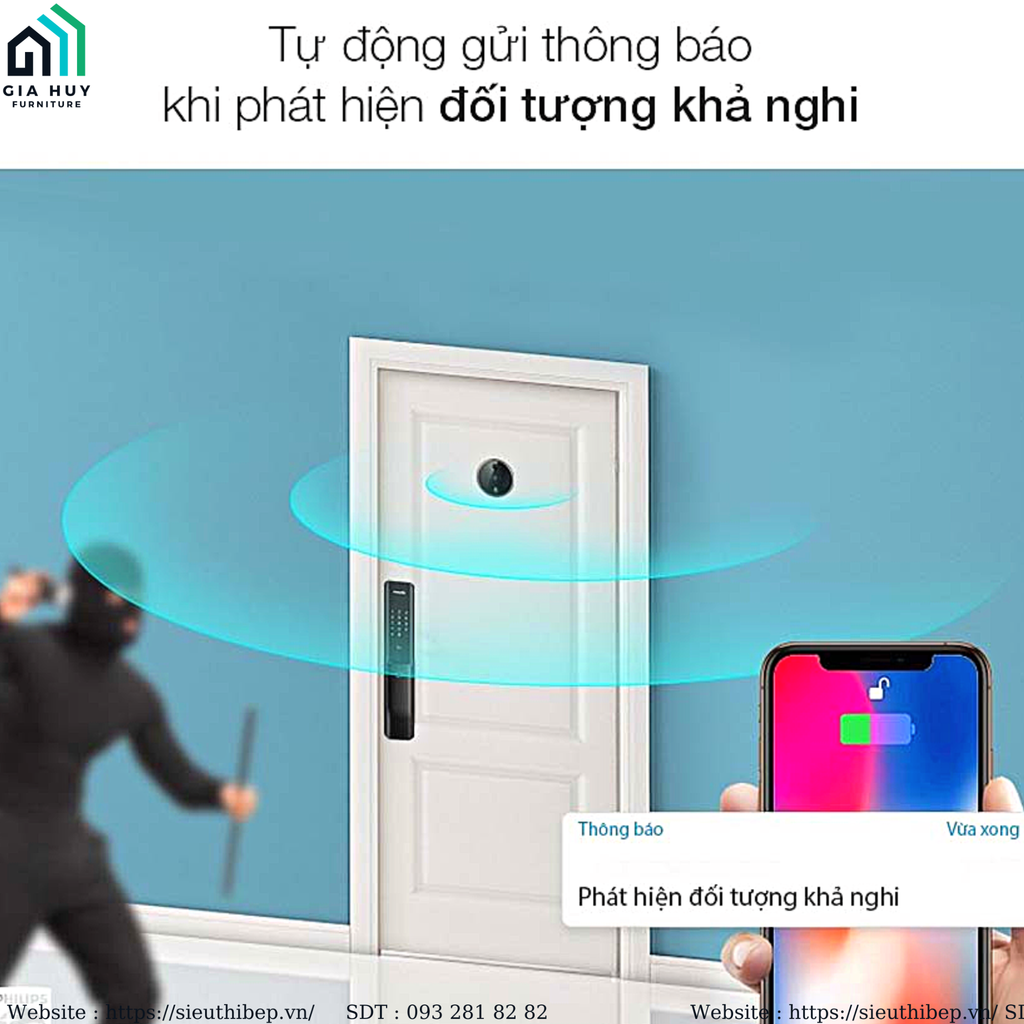 Mắt thần Philips DV001 (Kết nối với Wifi thông minh)