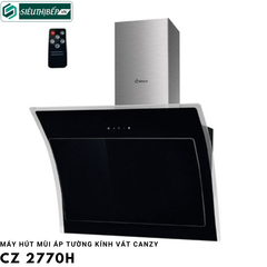 Máy hút mùi Canzy CZ 2770H (Áp tường - kính vát)