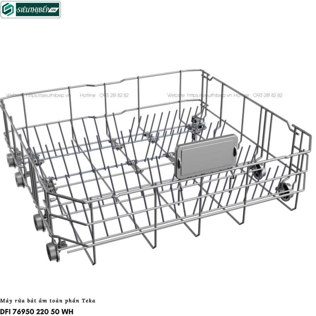 Máy rửa bát Teka DFI 76950 220 50 WH (Âm toàn phần - 15 bộ đồ ăn Châu Âu)