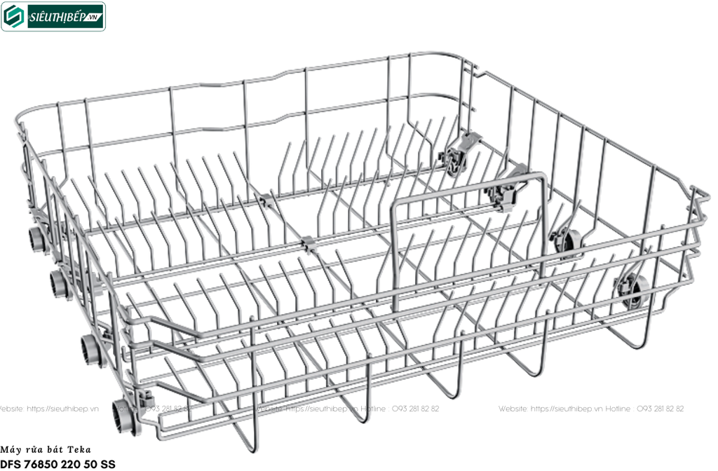 Máy rửa bát Teka DFS 76850 220 50 SS (Độc lập - 14 bộ chén đĩa)