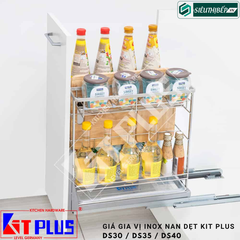 Giá gia vị Kit Plus DS30 / DS35 / DS40 (Inox nan dẹt)