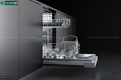Máy rửa bát Teka DSI 46750 SS (Âm bán phần - 13 bộ bát đĩa Châu Âu)