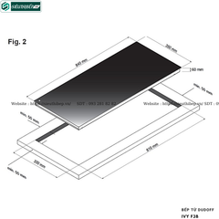 Bếp từ Dudoff IVY F3B (3 vùng nấu - Made in Italy)