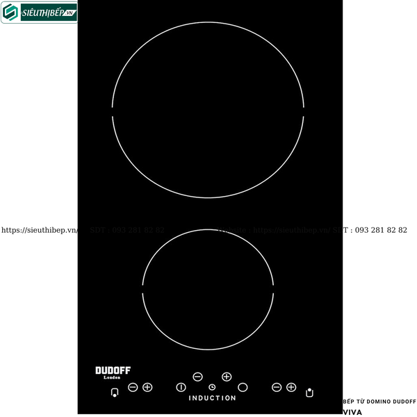 Bếp từ Domino Dudoff VIVA (Made in Italy)
