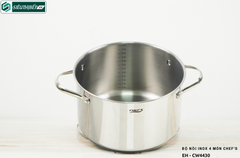 Bộ nồi Chef's EH - CW4430 (Inox - 4 món)