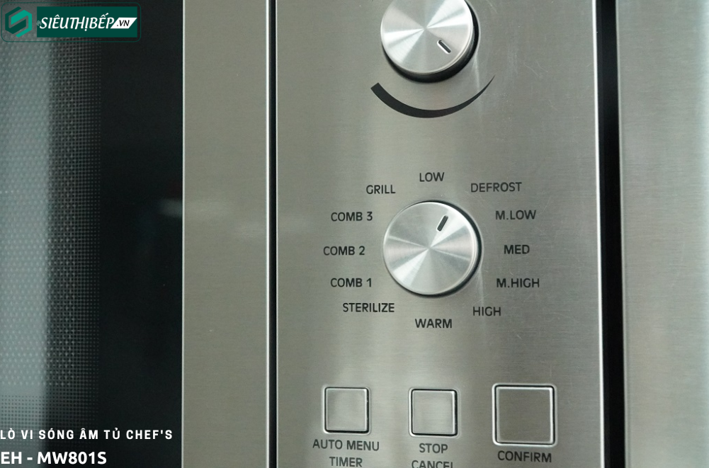 Lò vi sóng Chef's EH - MW801S (25 lít - Âm tủ)