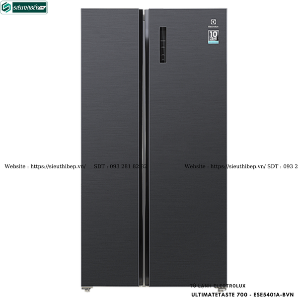 Tủ lạnh Electrolux UltimateTaste 700 - ESE5401A-BVN (Side by side - 505 lít)