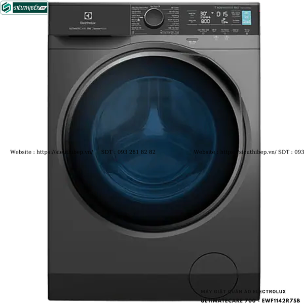 Máy giặt Electrolux UltimateCare 700 - EWF1142R7SB (11KG - Cửa ngang)