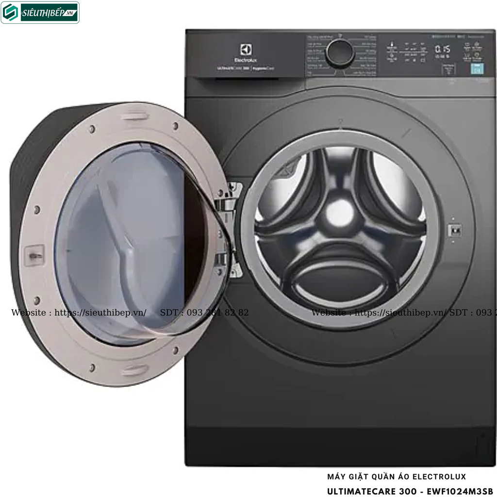 Máy giặt Electrolux UltimateCare 300 - EWF1024M3SB (10KG - Cửa ngang)
