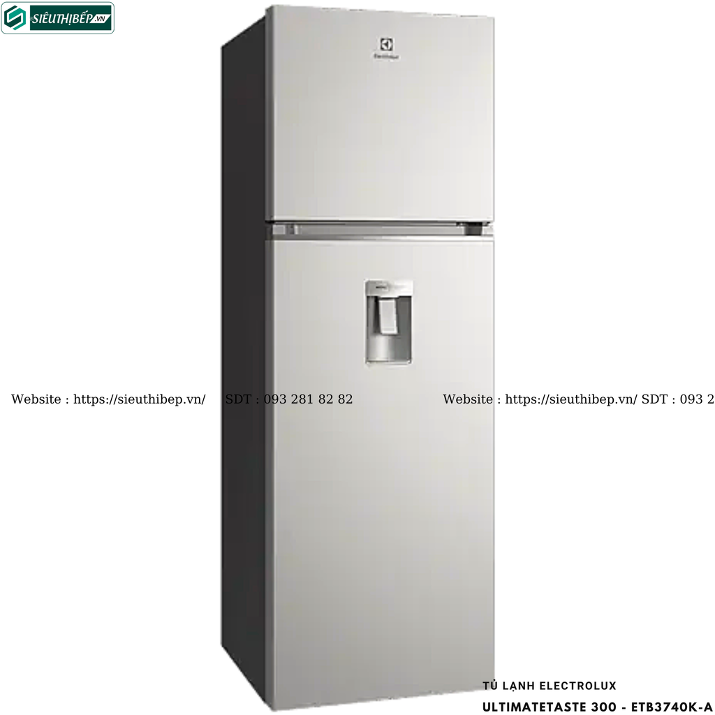 Tủ lạnh Electrolux UltimateTaste 300 - ETB3740K-A / ETB3740K-H (Ngăn đá dưới - 341 lít)