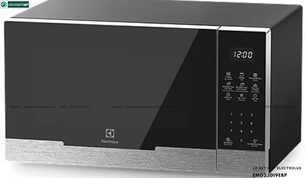 Lò kết hợp Electrolux EMG23DI9EBP (Lò vi sóng kết hợp nướng để bàn - 23L)