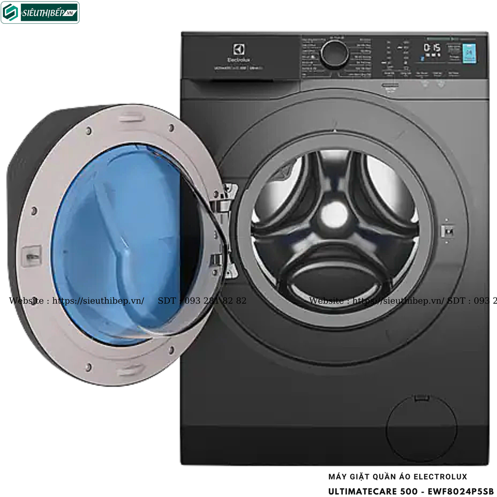 Máy giặt Electrolux UltimateCare 500 - EWF8024P5WB / EWF8024P5SB (8KG - Cửa ngang)