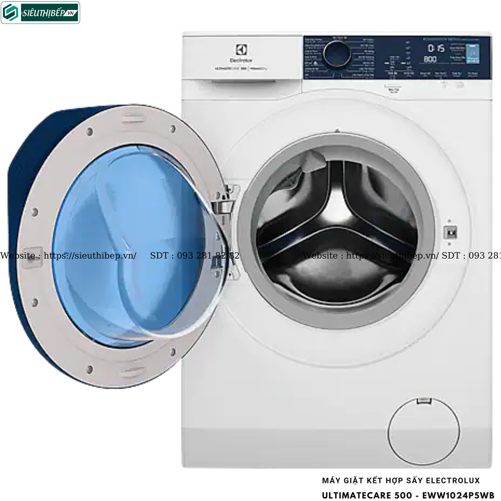 Máy giặt kết hợp sấy Electrolux UltimateCare 500 - EWW1024P5WB (10/7kg - Cửa ngang)