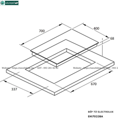 Bếp từ đôi Electrolux EHI7023BA (Chức năng tăng nhiệt siêu tốc Booster)