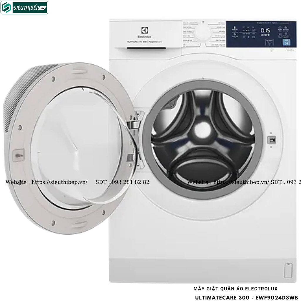 Máy giặt Electrolux UltimateCare 300 - EWF9024D3WB (9KG - Cửa ngang)