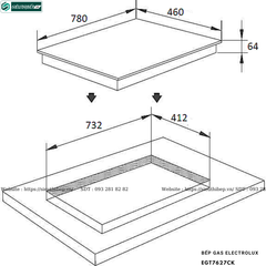 Bếp gas đôi Electrolux EGT7627CK