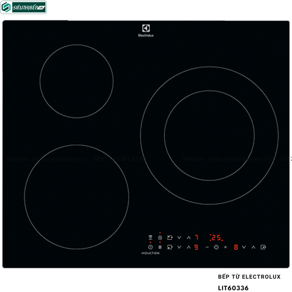 Bếp từ Electrolux LIT60336 (3 vùng nấu - Công nghệ mới)