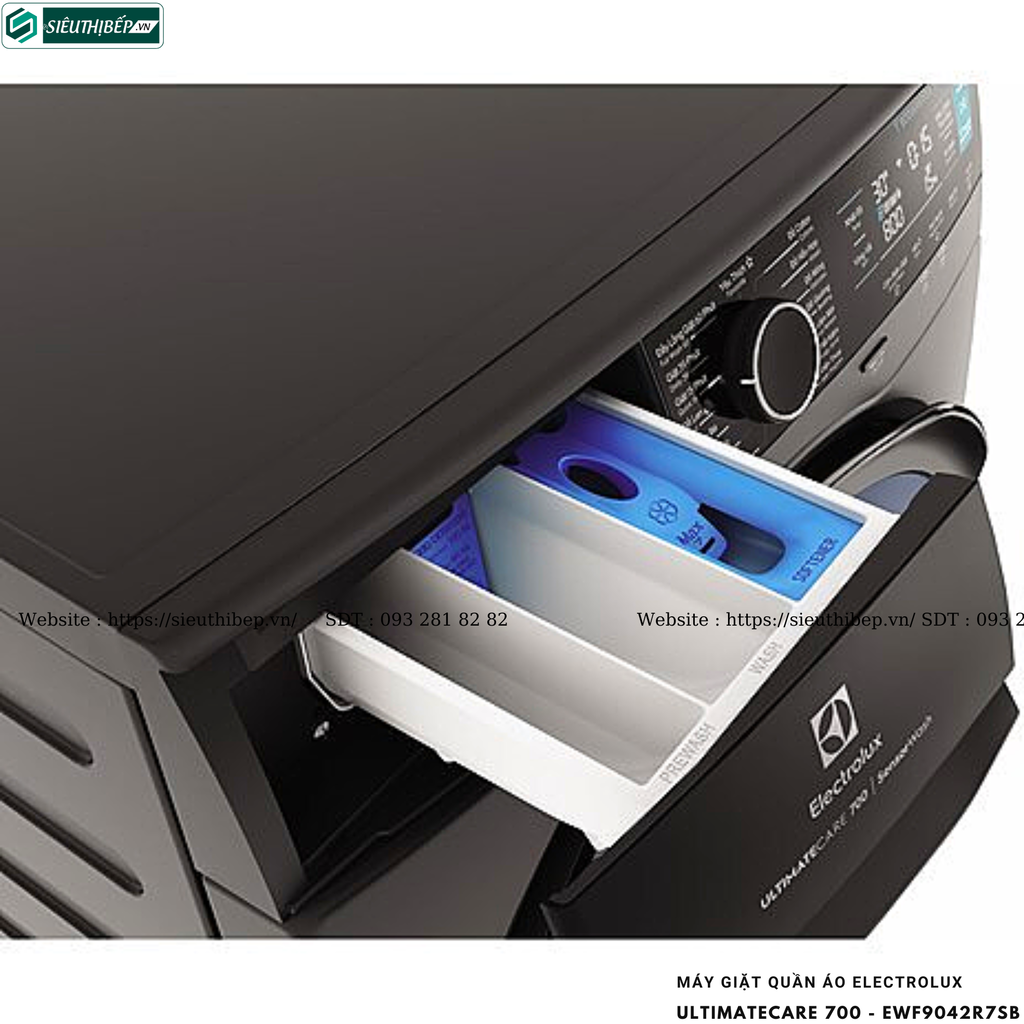 Máy giặt Electrolux UltimateCare 700 - EWF9042R7SB (9KG - Cửa ngang)