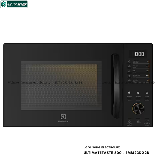 Lò vi sóng Electrolux UltimateTaste 500 - EMM23D22B (Để bàn - 23 Lít)