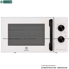 Lò kết hợp Electrolux UltimateTaste 300 - EMG20K22B / EMG20K22W (Lò vi sóng kết hợp nướng để bàn - 20 Lít)