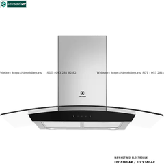 Máy hút mùi Electrolux EFC736GAR / EFC936GAR (Áp tường - Kính cong)