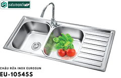 Chậu rửa Eurosun EU - 10545S (Inox 2 hộc, 1 bàn chờ)