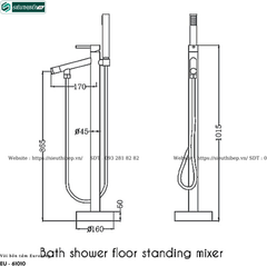 Vòi bồn tắm Euroking EU - 61010