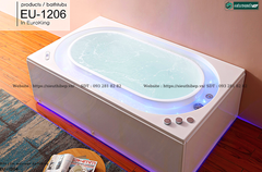 Bồn tắm massage Euroking EU – 1206 (Hệ thống massage 8 mắt sủi bong bóng)