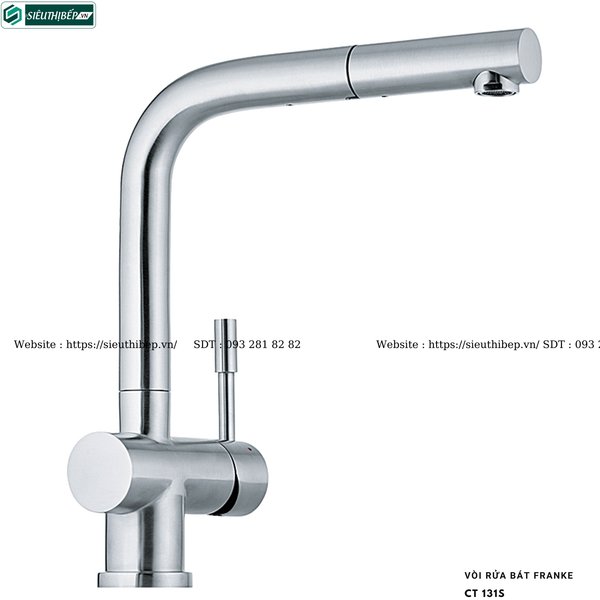 Vòi rửa bát Franke CT 131S (Inox 304)