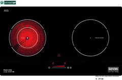 Bếp kết hợp Giovani G - 271 SD (Từ kết hợp điện 2 vùng nấu - Made in Italy)