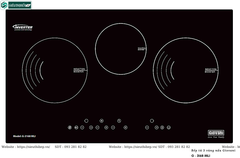 Bếp từ Giovani G - 3168 MLI (3 vùng nấu - Made in Malaysia)