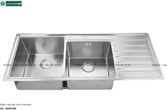 Chậu rửa bát Giovani GS - 12050 HM (Inox - 2 hộc, 1 bàn chờ)